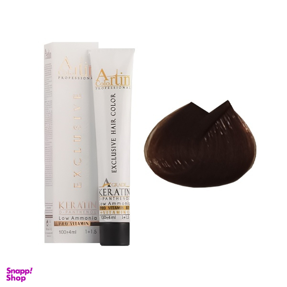 رنگ مو آرتین کد 6.00 رنگ بلوند تیره قوی حجم 100 میلی‌ لیتر