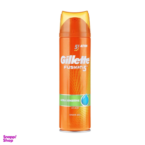 ژل اصلاح ژیلت مدل Ultra Sensitive حجم 200 میلی لیتر