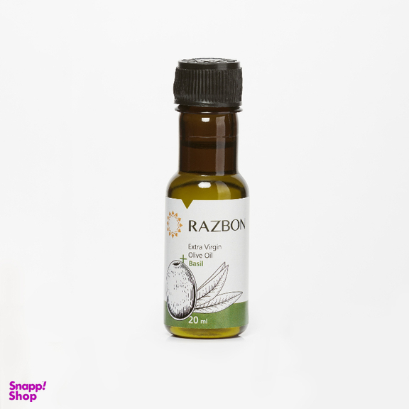 روغن زیتون فرابکر تک نفره رزبن با طعم ریحان حجم 20 میلی لیتر