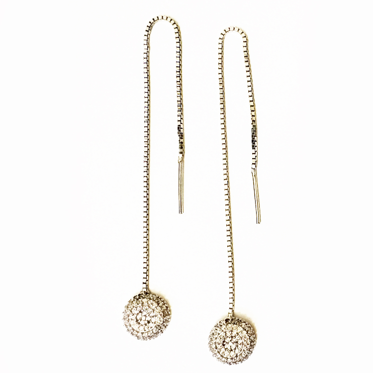 گوشواره نقره زنانه گیرا کد G0689