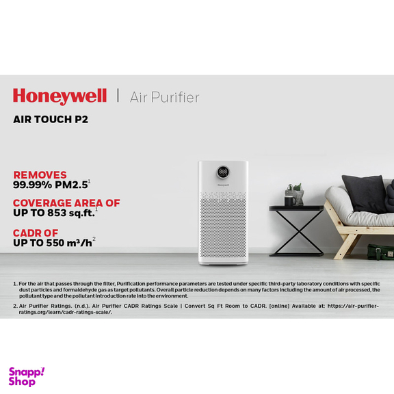 دستگاه تصفیه کننده هوا هانیول مدل AIR TOUCH P2