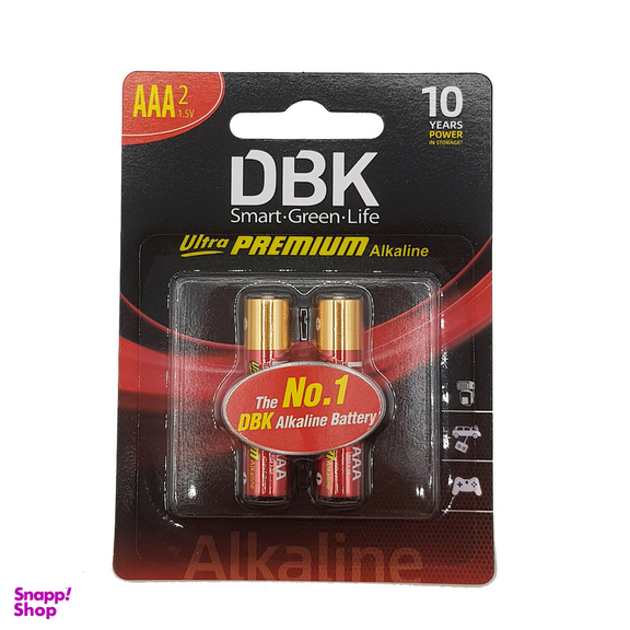 باتری نیم قلمی دی بی کی مدل ULTRA PREMIUM ALKALINE بسته دو عددی