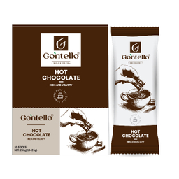 هات چاکلت گونتلو وزن 250 گرم بسته 10 عددی