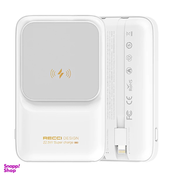 پاوربانک رسی مدل RPB-w10 ظرفیت 10000 میلی آمپر ساعت