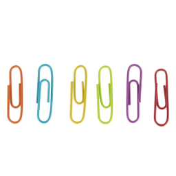 گیره کاغذ مدل فلزی رنگی