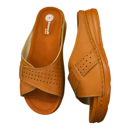 دمپایی طبی زنانه سعیدی کد 206 ویانزا رنگ عسلی