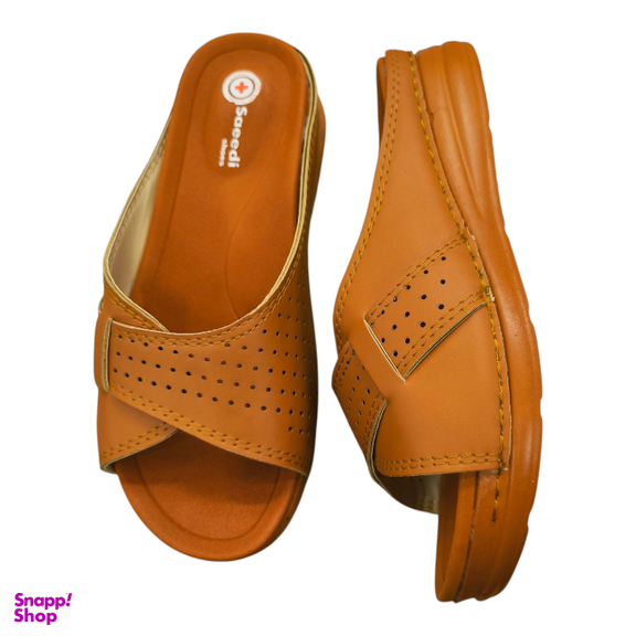 دمپایی طبی زنانه سعیدی کد 206 ویانزا رنگ عسلی