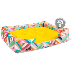 جای خواب سگ و گربه نیناپت مدل وی آی پی یو طرح لوزی