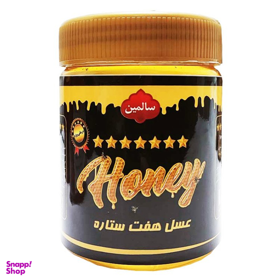 عسل هفت ستاره سالمین وزن 500 گرم