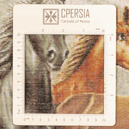 فرش دستباف دیوارکوب سی پرشیا مدل گله اسب کد 903366 سایز 123×56 سانتی‌ متر