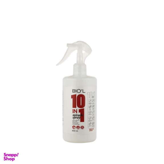اسپری نرم کننده مو بیول مدل Miracle spray 10 in 1 حجم 400 میلی لیتر