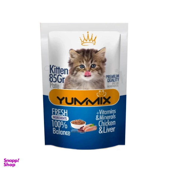 پوچ گربه یامیکس مدل كيتن وزن 85 گرم