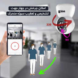 دوربین مداربسته تحت شبکه اسفیورد مدل SZM130