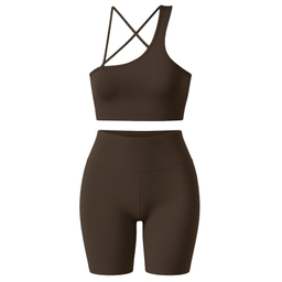 ست نیم تنه و شلوارک ورزشی زنانه ماییلدا مدل 5409-7106