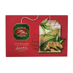 چای سیاه کیسه ای زنجبیلی سحرخیز بسته 20 عددی