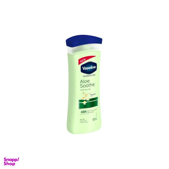 لوسیون بدن وازلین (Vaseline) مدل Aloe Sooth حجم 400 میلی‌ لیتر