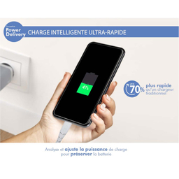 شارژر دیواری فورس مدل FPCS65WGANCG USB C PD