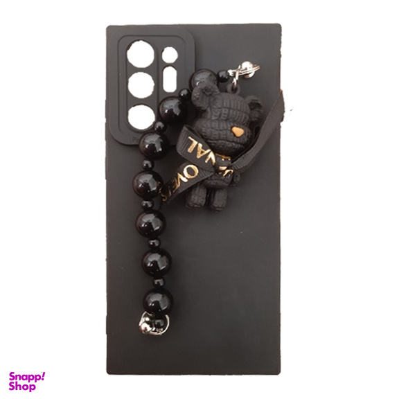 قاب گوشی موبایل مدل خرسی کد 111 مناسب سامسونگ Galaxy Note 20 Ultra به همراه بند آویز مرواریدی