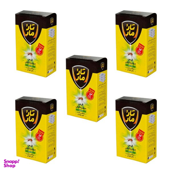 قرص حشره کش تار و مار مدل New-5 بسته 5 عددی