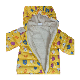 کاپشن سرهمی نوزاد کد 949 رنگ زرد