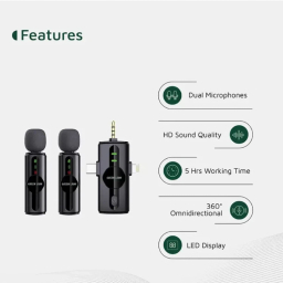 ست میکروفن بی سیم گرین لاین مدل GM-80X