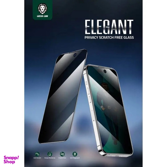 محافظ صفحه نمایش گرین مدل 3D Elegant Privacy Glass مناسب iPhone 14