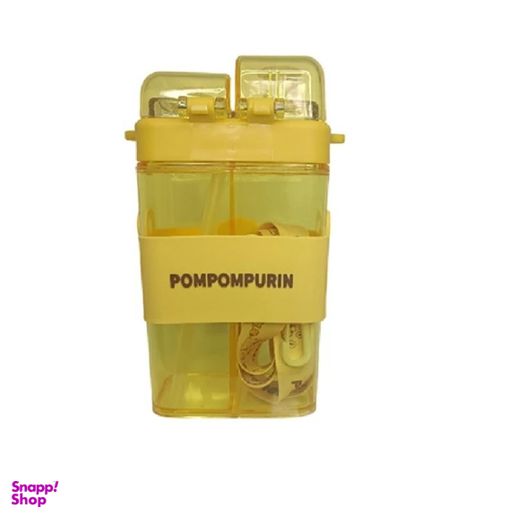 قمقمه آب مدل دو مخزنه خانواده کرومی طرح پام پام پورین گنجایش 0.5 لیتر