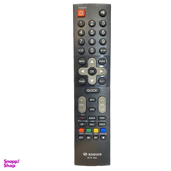 ریموت کنترل تلویزیون اسنوا مدل HOF-16K