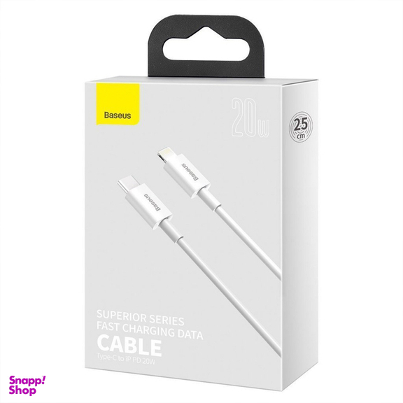 کابل دیتا Type-C به Lightning باسئوس مدل Superior Series طول 30 سانتی متر