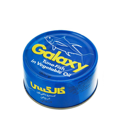 کنسرو ماهی تن در روغن گالکسی وزن 180 گرم بسته 24 عددی