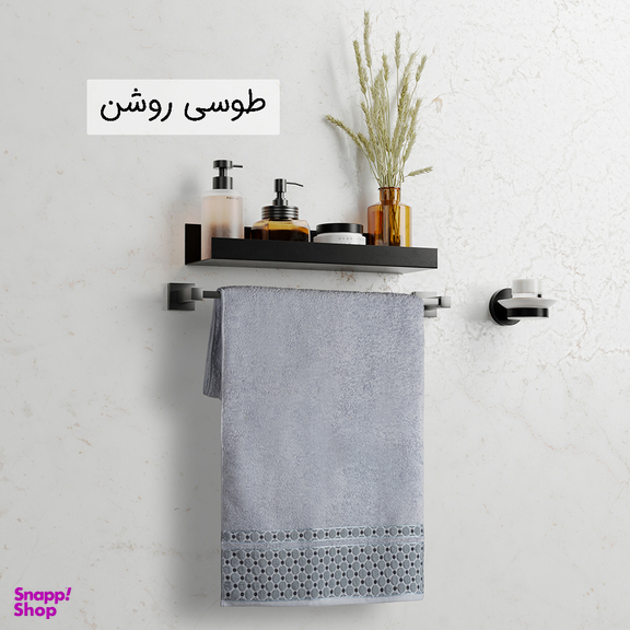 حوله حمام دنیز طرح امرالد سایز 100×150 سانتی متر