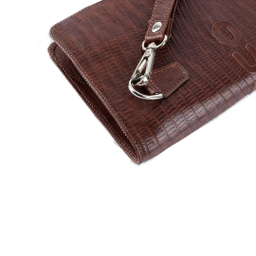 کیف پول چرم کروکو مدل سانوی