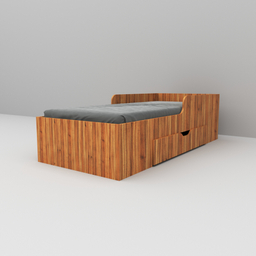 تخت خواب یک نفره اعیان مدل FH611 سایز 80x180 سانتی متر