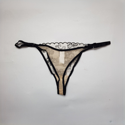 ست سوتین و شورت زنانه برتا مدل توری کد 2020OZB رنگ نسکافه ای