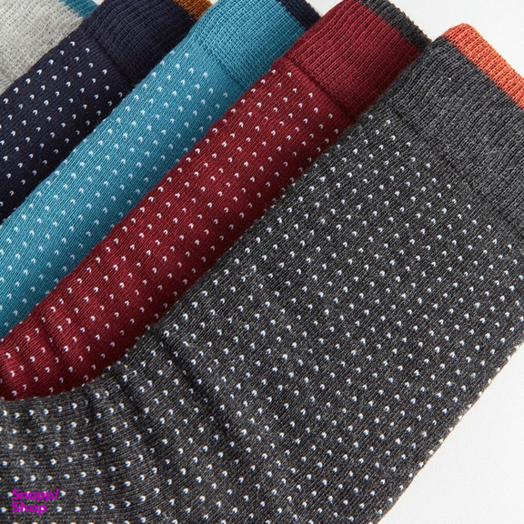 جوراب ساق بلند مردانه ال سی وایکیکی مدل s41524z8 بسته 5 عددی