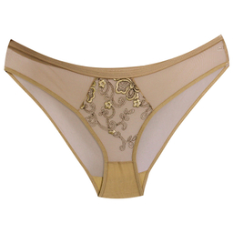 ست شورت و سوتین زنانه کارنا رز مدل گیپور کد 3374 رنگ قهوه ای روشن