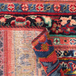 کلاژ فرش دستبافت مدل چهل تکه کاشان کد 1024