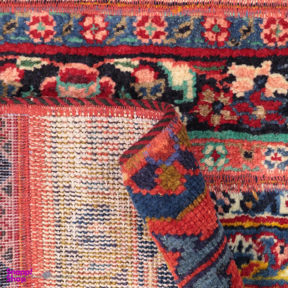 کلاژ فرش دستبافت مدل چهل تکه کاشان کد 1024