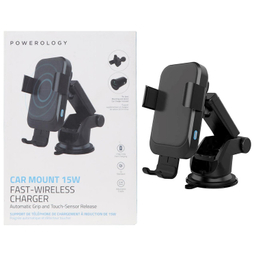 پایه نگهدارنده و شارژر پاورولوژی مدل Car Mount 15W