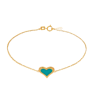 دستبند طلا 18 عیار زنانه کاپانی مدل KB007