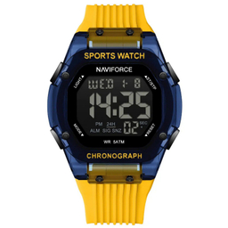 ساعت دیجیتال نیوی فورس مدل Naviforce Nf7113 رنگ آبی زرد