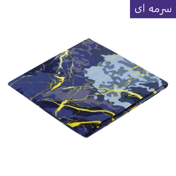 ملحفه ناتوسا مدل کش دار طرح رعد یک نفره سایز 90×200 سانتی متر