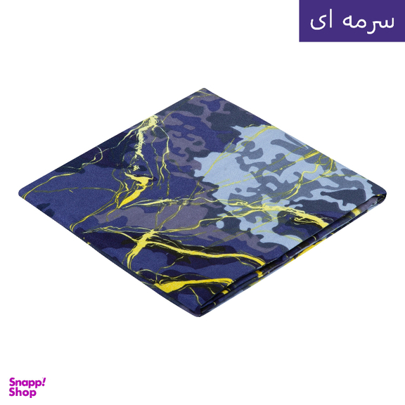 ملحفه ناتوسا مدل کش دار طرح رعد یک نفره سایز 90×200 سانتی متر