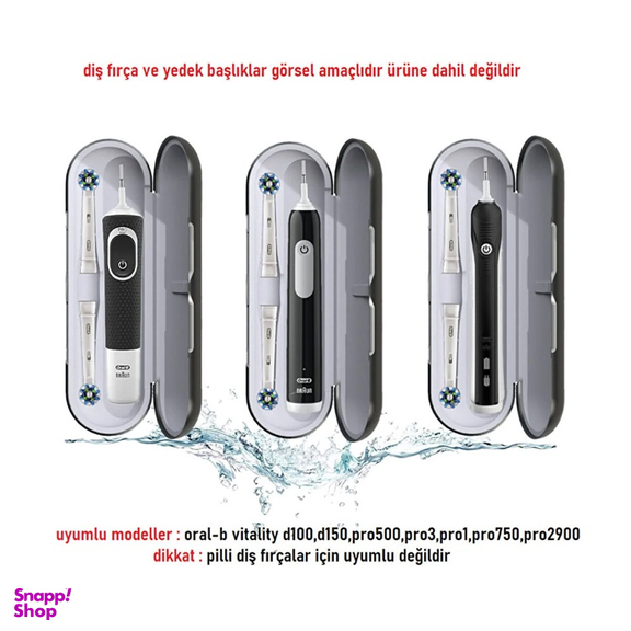 قاب مسافرتی مسواک برقی اورال بی مدل Wober طرح پترن گرافیکی کد 3