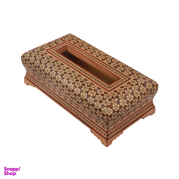 جعبه دستمال کاغذی خاتم کاری کد 10