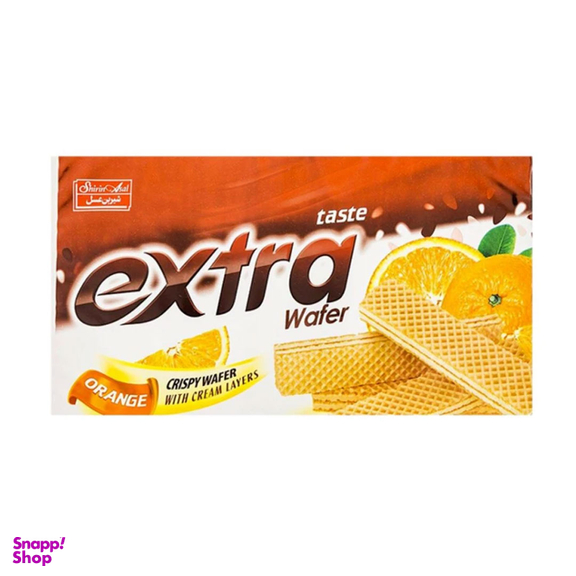 ویفر پرتقالی اکسترا شیرین عسل وزن 100 گرم