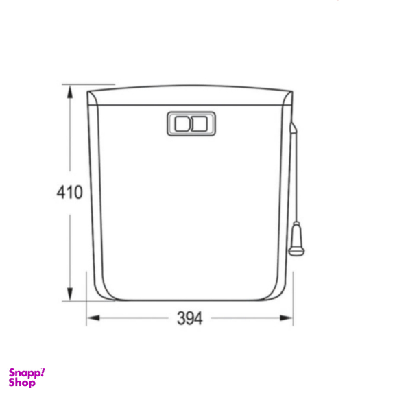 فلاش تانک ایمن آب مدل کاسپین طرح خورشید
