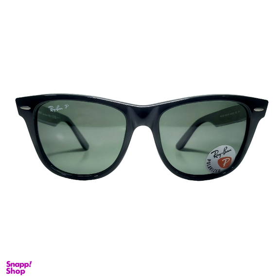 عینک آفتابی پلاریزه ری بن مدل Wayfarer کد 2140 رنگ مشکی سایز بزرگ