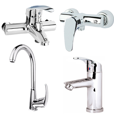 ست شیرآلات اندیکا مدل پریا مجموعه 4 عددی