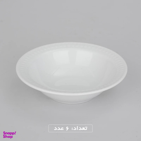 سرویس غذاخوری 28 پارچه چینی زرین ایران مدل White 2 سری رادیانس درجه عالی
